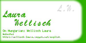 laura wellisch business card